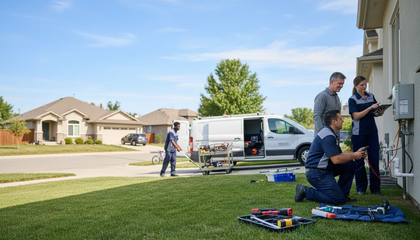 Tankless water heater service in Rimforest, CA